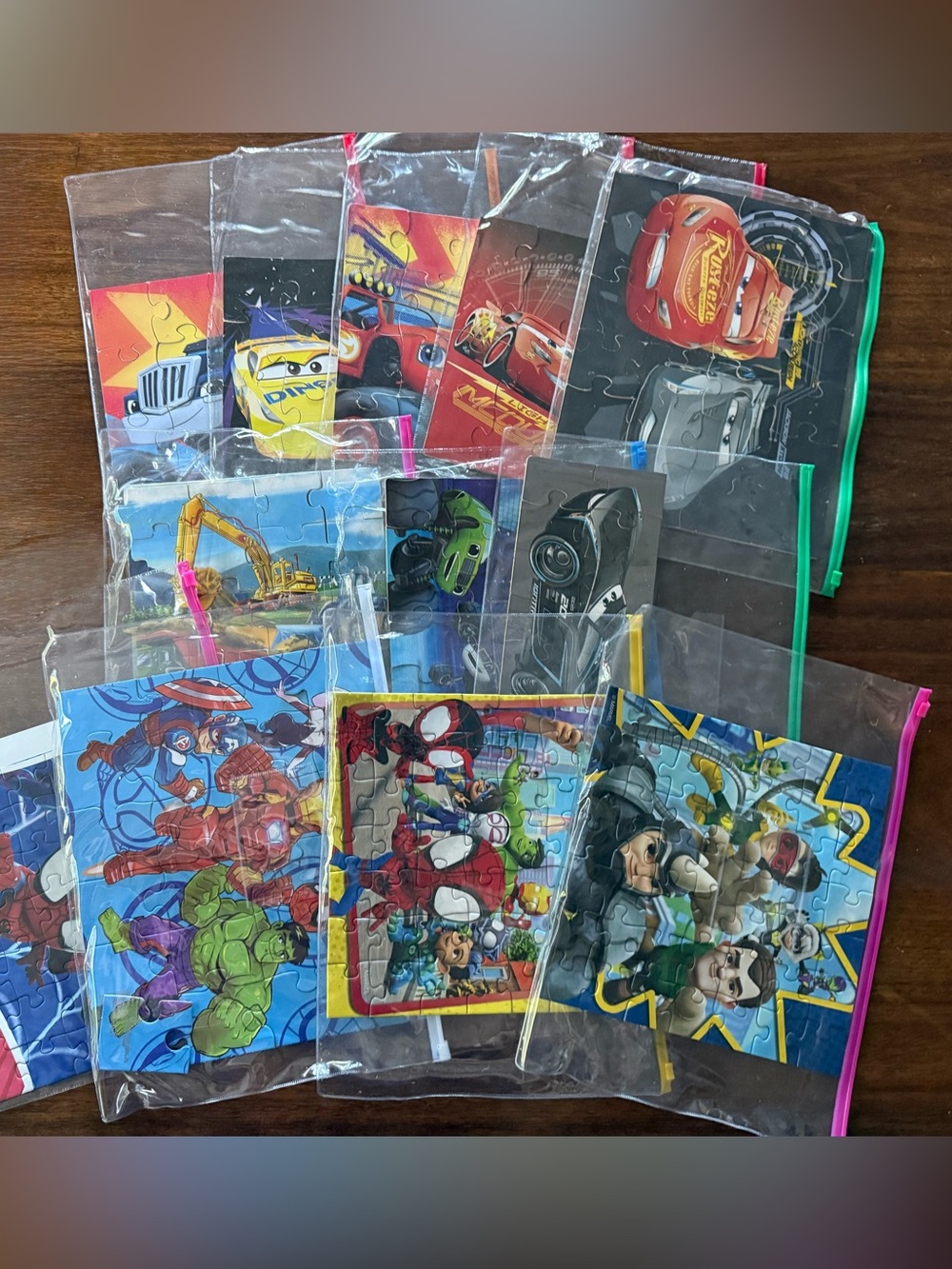 Kids Puzzle Activity Pack - Assorted Superhero & Vehicle Designs - Multi-Color